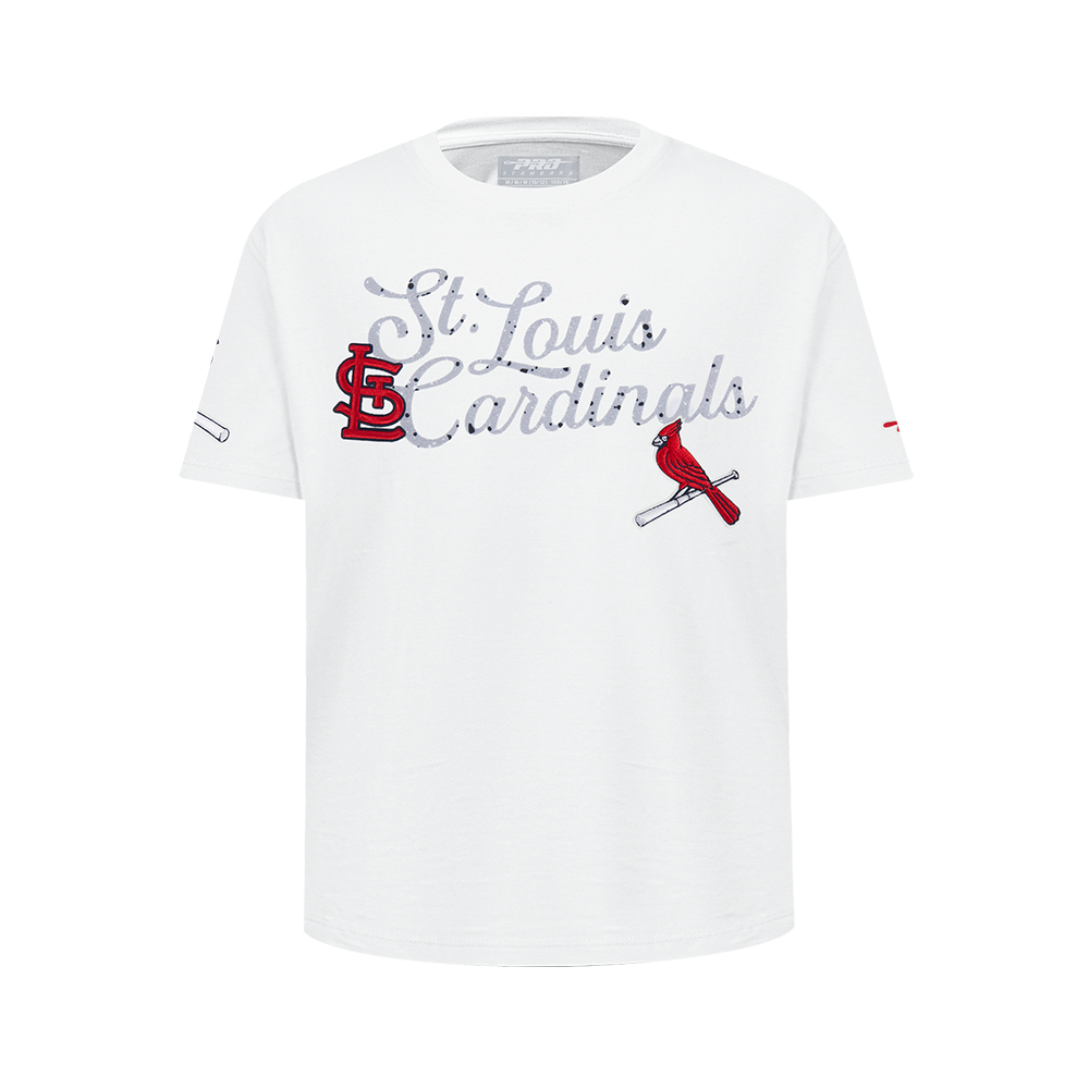 Pro Standard Youth St. Louis Cardinals Cement White/Grey Tee